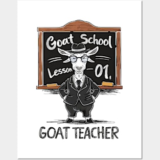 Goat Teacher Posters and Art